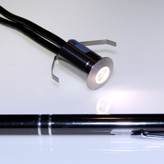 24vdc Mini (20mm) Single Colour LED Plinth and Floor Light (Waterproof IP67)
